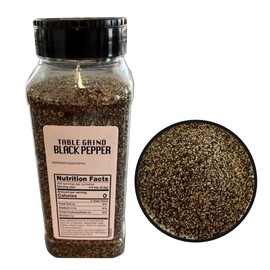 Sauer's Ground Black Pepper | Restaurant Table Grind | 1 Pound Canister | Foodservice