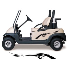Golf Cart Decals Accessories ONE Color Go Cart Stickers GCA1219