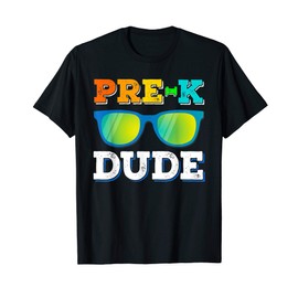 Pre-k Dude Shirts Sun-glass Preschool Back To School Gifts T-Shirt