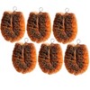 Pack of 2 Tawashi Coconut Coir Fiber Brushes, Natural Vegetable