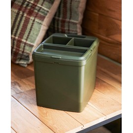 GORDON MILLER 1739744 Olive Drab Car Dust Box with Drink Holder