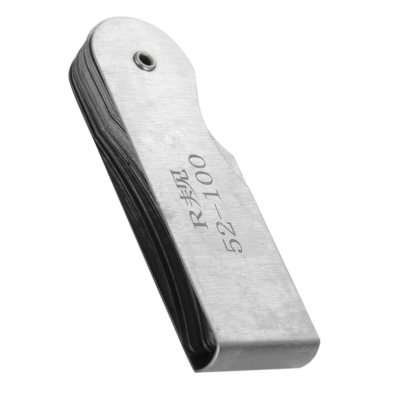 Stainless Steel Radius Fillet Gauge External Internal Concave Convex Measuring
