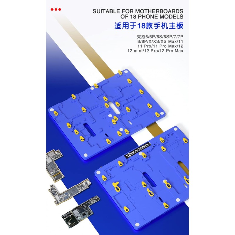Mechanic MR12Max Logicboard PCB Holder Compatible with Phone 6S to