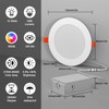 Recessed Lighting 4 Inch RGBCW Color Changing 12W LED Downlights