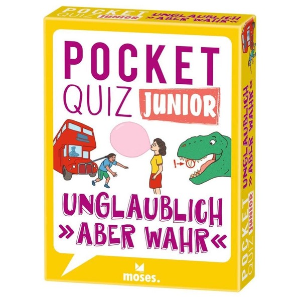 Moses. Pocket Quiz Junior - Unglaublich, Aber wahr, Das Kinderquiz