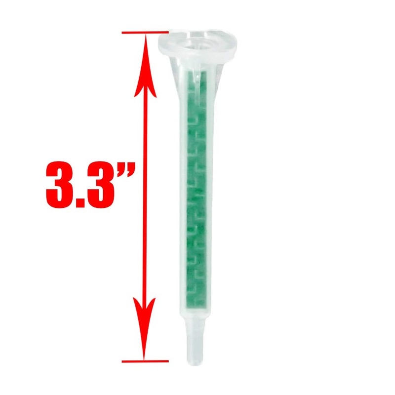 Yootop 20 Pcs 1.3ml Epoxy Mixing Nozzle Tip Resin Mixer
