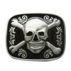 Urban Backwoods Crossed Bones & Skull Belt Buckle for Interchangeable