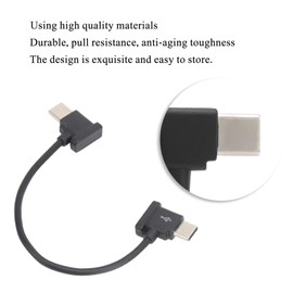 CFTGIW 15cm Remote Controller Data Cable TypeC to TypeC for 2/2 Drone Data CableDrone Remote Control CableDrone A CableDrone Remote Control Connecting CableType?C to Type?C Drone