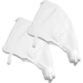 2 Pack Zippered Bag Replacement Compatible with Polaris Models 360, 380 Pool Cleaner All Purpose Filter Bag for Polaris Filter Bag(2 Pack of Nylon Mesh Pool Cleaner 360, 380)