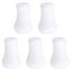 QUARKZMAN Cord Buttons White Plastic Cord Tassel Drop Train End