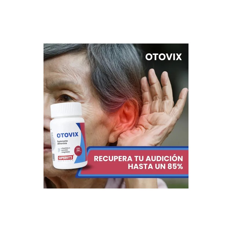 Supervits Otovix Para El Sistema Auditivo, Carnitina 100 Capsulas Sabor