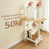 Overbed Table with Wheels,Height Adjustable Side Table