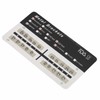 Teeth Edgewise Brackets 0.022in Slot 345 Hooks Rustproof Mini Metal