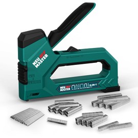 NEU MASTER 6-in-1 Staple Gun, Upholstery Stapler with 4000 Counts Staples, Staple Gun Heavy Duty for Wood, Fixing Material, Decoration DIY, Carpentry, Furniture