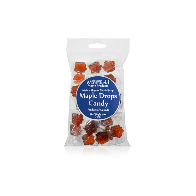 Mansfield Maple Hard Candy Made with REAL Maple Syrup (5oz