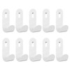 MUWINC Pegboard Hooks - 10 PCS Tool Hooks, Pegboard Accessories,