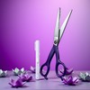 Purple Mini Pen Style Shears, Folding Student Portable Scissor with