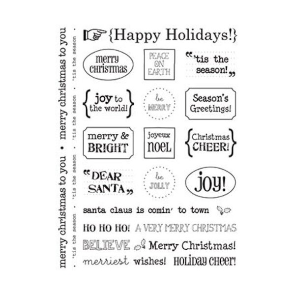 SRM Stickers Sticker Sentiment Happy Holidays