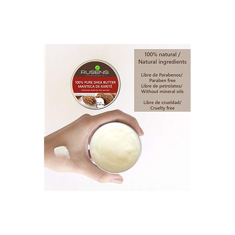 Rusens - Manteca de Karit 100 Pura Orgnica. Excelente Regenerante