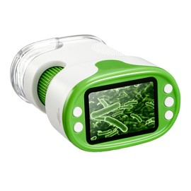 Starktoy Rechargeable 1000X Digital Microscope for Kids, 4K Microscopes with Slides, Learning & Educational Gift STEM Activity Kits, Stocking Stuffers, Gifts for Boys & Girls Age 6 7 8-12 13 Year Old