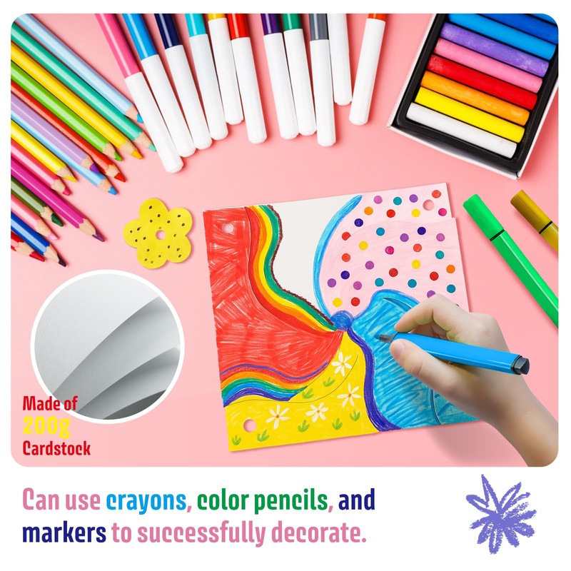 24 Pack DIY Pinwheels Crafts for Kids - Summer Spring