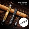 2-Pack Cigar Draw Enhancer Tool, Cigar Poker & Cigar Nubber