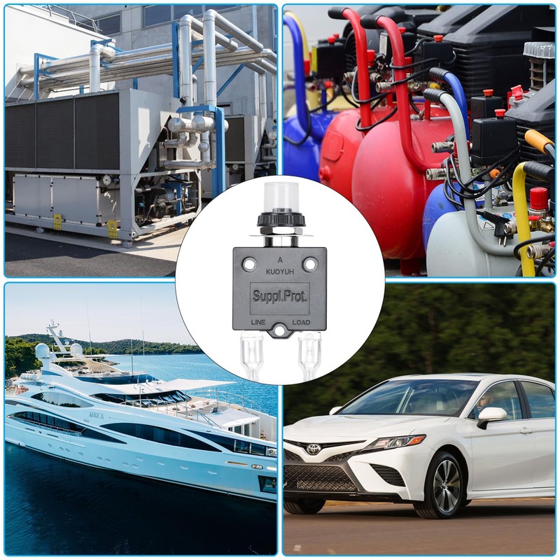 Push Button Circuit Breaker 15 Amp, Briidea Fuse Tester Manual