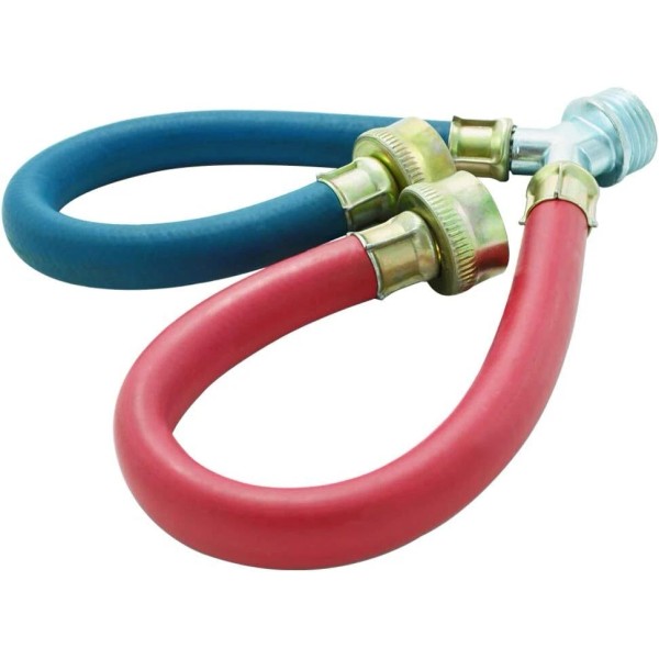 TT FLEX Rubber Washing Machine Y Mixer Hose Connector, Hot