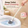 Penguin Toilet Brush Set for Bathroom Cleaning – Wall-Mounted Long