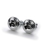 D.A.D Jewelry Number Plate Emblem II Black Diamond (2PCS) SB183-09