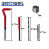 BDZMC 30PCS M6 x 1.0mm Thread Repair Insert Kit, Metric