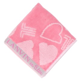 Lanvin On Blue 17406022 Handkerchief Women's Towel Handkerchief, Women's Heart, Pink