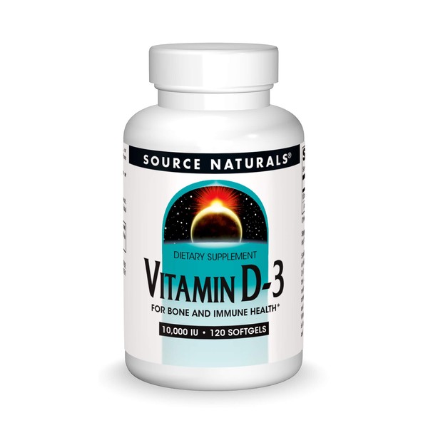 Source Naturals Vitamin D-3 10000 iu Supports Bone & Immune Health - 120 Softgels
