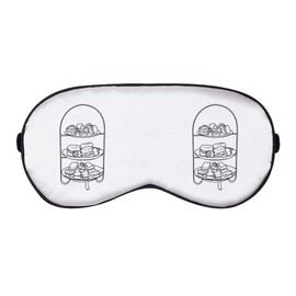 'Afternoon Tea Tray' Sleep/Travel Eye Mask (EY00016564)