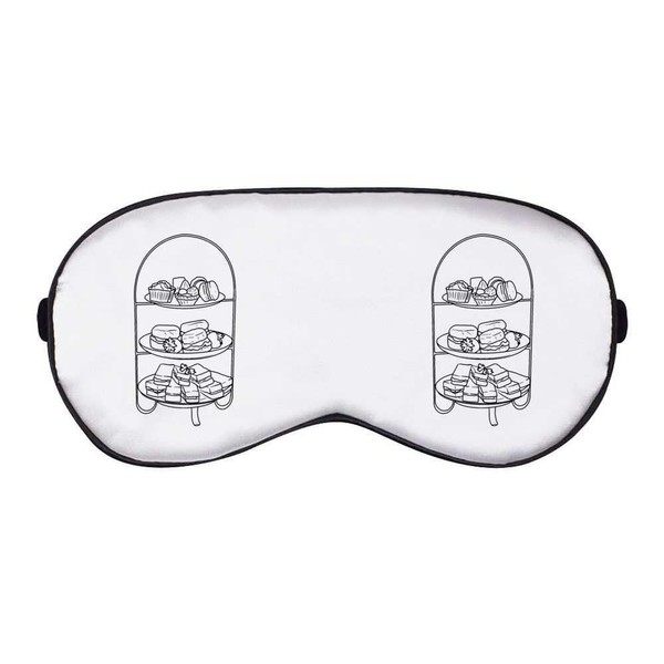 'Afternoon Tea Tray' Sleep/Travel Eye Mask (EY00016564)