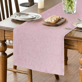 Artoid Mode Pink Table Runner, Washable Kitchen Dining Table Decoration, for Indoor Use, Holidays, Party Decor, 40 x 240 cm