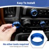 RT-TCZ for Silverado Radio AC Control Knobs Cover Trim Rings