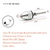 Drill Chuck, 1/4" 1/6" 1/8" 0.3-10mm Keyless Drill Chuck, Multi-Universal