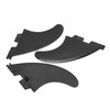 3Pcs/Set Surfboard Fin PVC Fiberglass Longboard Ocean Broad Thruster Fins