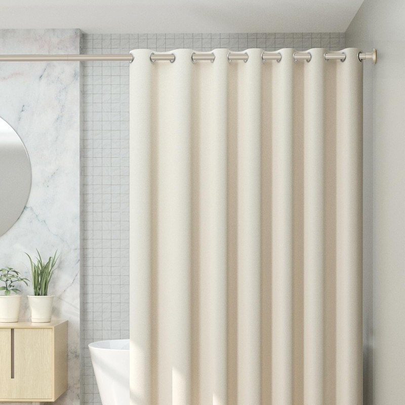 CorkLatta Brushed Nickel Shower Curtain Rod 31 to 80 Inch,1