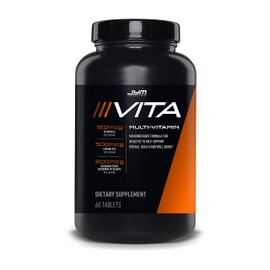 JYM Supplement Science Vita JYM Sports Multivitamin & Mineral Support, Vitamin A, C, B6, B12, E, K, Boron, Biotin, Potassium 60 Tablets