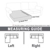 hyha Waterproof Couch Cushion Covers for Sectional Sofa, Magic Sectional