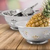 ExcelSteel 730 Stainless Steel Pineapple Colanders, Set of 3
