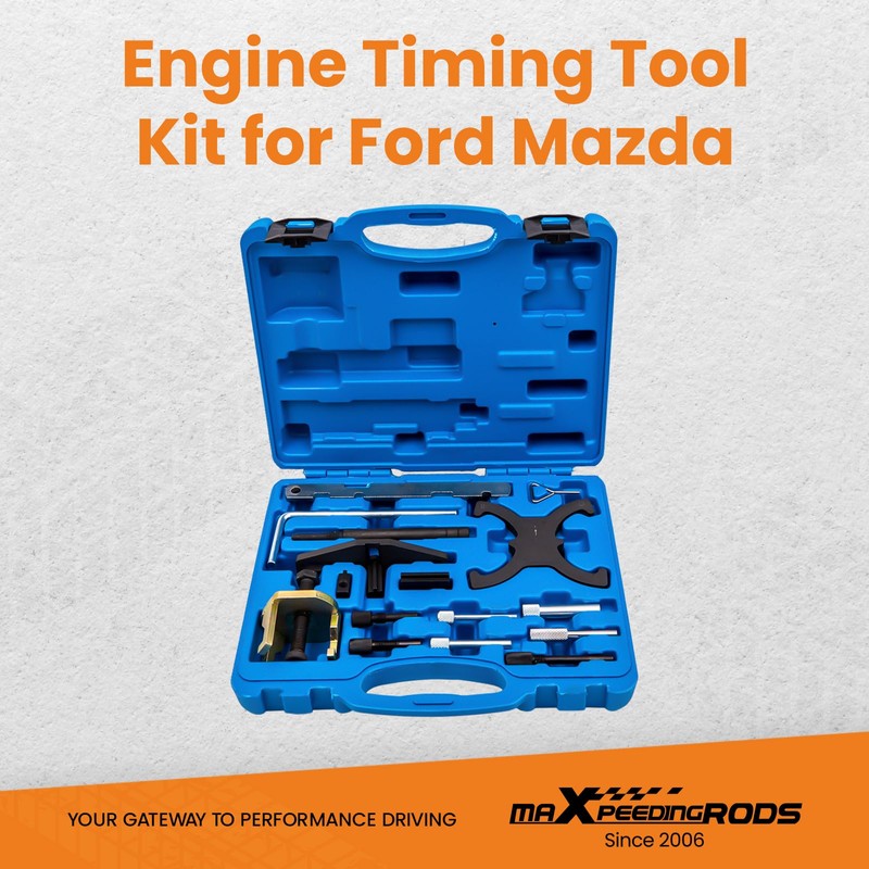 maXpeedingrods Engine Camshaft Timing Tool Kit, Camshaft Flywheel Locking Tool