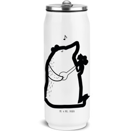 Mr. & Mrs. Panda Drinks Cans Drinking Bottle Bear Song - Gift, Valentine, Teddy Bear, Love Song, Partner, Teddy, Bear