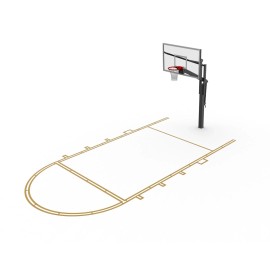 Murray Sporting Goods Basketball Court Marking Stencil Kit - Free Throw Lane