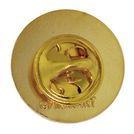 PinMart Gold Plated Excellence in Service Year Award Lapel Pin – Metal Enamel Workplace Reward Pin w/Rhinestone – 1-60 Years Pins for Long Standing Employees