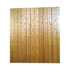 Creative Crafthouse Genaille's Division Rulers (or Rods) - Wooden Math Tool - Improve Math Skills and Mental Calculation