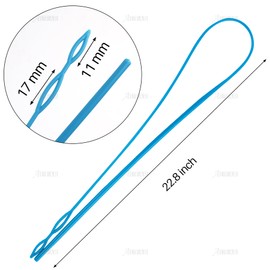 AUEAR, 3 Pack Flexible Plastic Drawstring Threader Tool Easy Threader Drawstring Replacement Tool