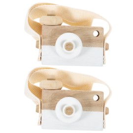 ibasenice 2pcs Educational Room Funny with Hanging Kids Portable Children Intellectual White Cute Photo Decoration Mini Toys Decor Props Development Camera Toy Multi-Functional